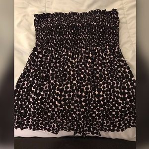 Aqua Green Target Polka Dot Tankini Top